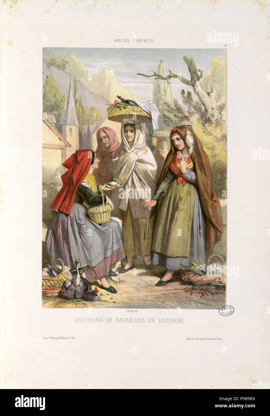 520 Dintorni de Bagnères de Bigorre Foto Stock