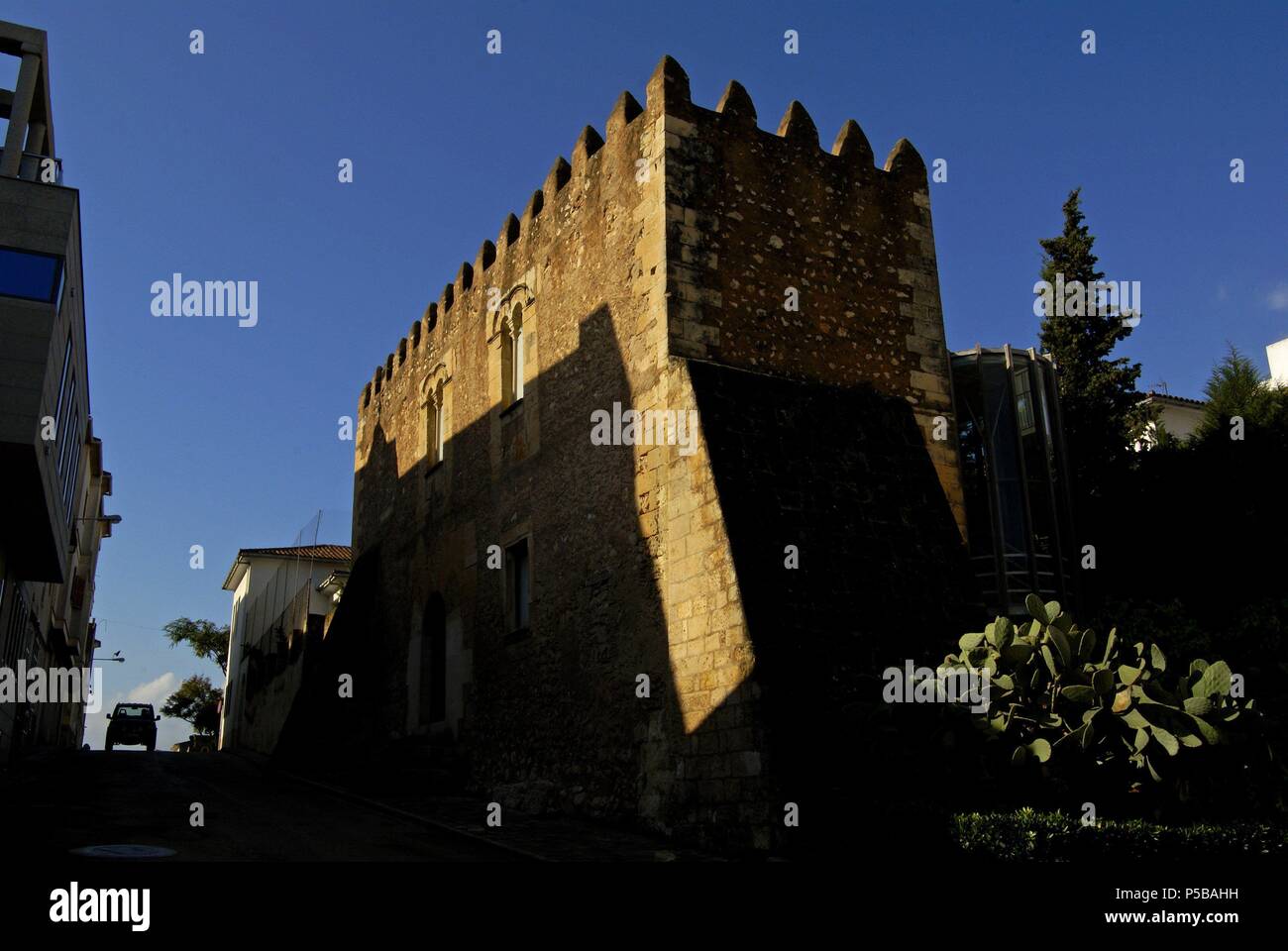 Torre de Ses Puntes. Manacor. Comarca de Llevant. Mallorca. Baleares.España. Foto Stock