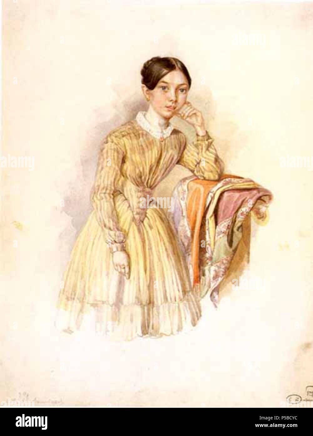 N/A. Inglese: pittore russo Alexandra Makovskaya . 1850s. Uncredited (eventualmente Alexander Brullov) 82 Alexandra Makovskaya Foto Stock N/A. Inglese: pittore russo Alexandra Makovskaya . 1850s. Uncredited (eventualmente Alexander Brullov) 82 Alexandra Makovskaya Foto Stock