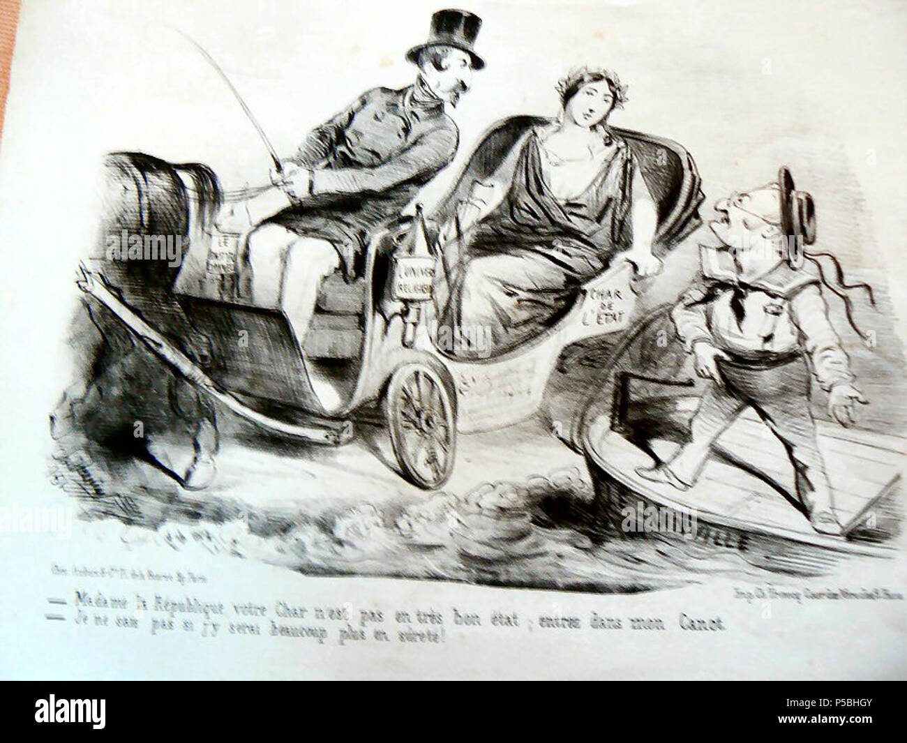 58 Actualités la république en questione Foto Stock