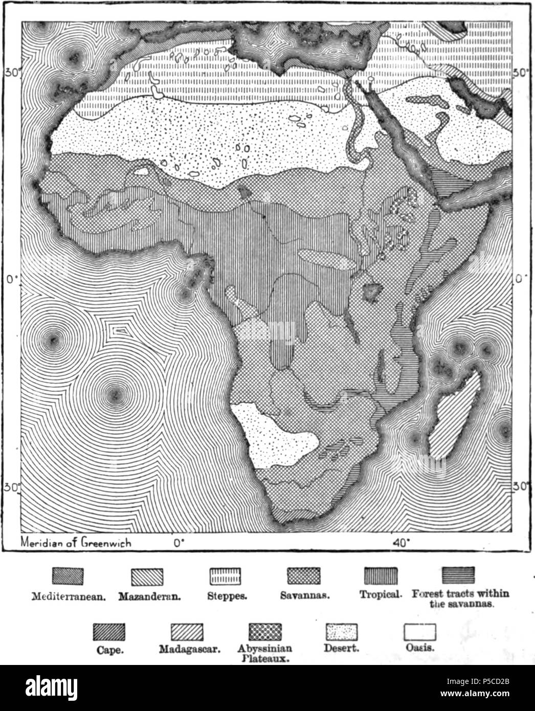 N/A. Inglese: PG 32 dell Africa, volume I. 24 novembre 2011, 17:06 (UTC). Africa (Volume I).djvu: Reclus, Elisée, 1830-1905; Keane, A. H. (Augusto Henry) 1833-1912 lavoro derivato: Theornamentalist (PARLA) 65 Africa (Volume I) pg 32 Foto Stock