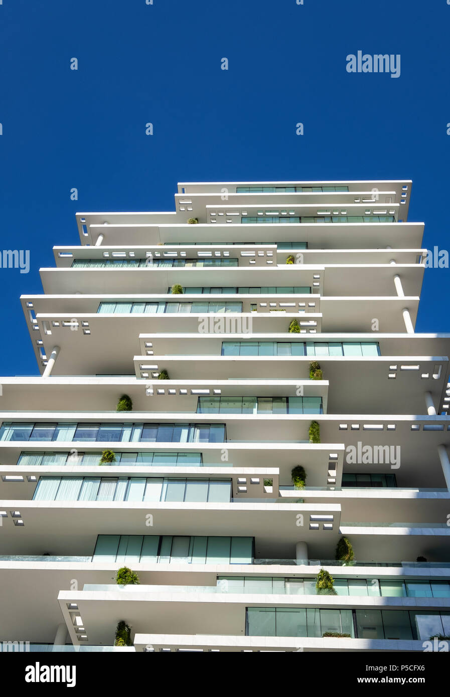 Alto e moderno appartamento di lusso edifici , Le Terrazze, nel centro di Beirut, Libano. Foto Stock
