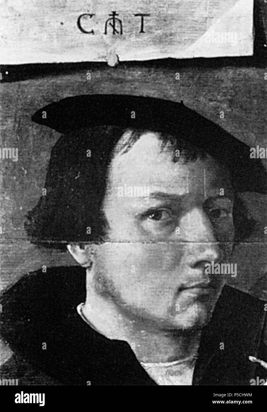 N/A. Inglese: Cornelis Anthoniszoon in un autoritratto di 1533. . Circa 1533. Cornelis Anthonisz. (Circa 1505-1553) nomi alternativi Cornelis Anthoniszoon, Cornelis Anthonisz. Teunissen, Cornelis Anthonisz. Teunisz., Cornelis Anthonisz. Theunissen, Cornelis Anthonisz. Thonisz. Descrizione pittore olandese, cartografo, incisore e disegnatore Data di nascita e morte circa 1505 1553 Luogo di nascita e morte Amsterdam Amsterdam sede di lavoro autorità di Amsterdam control : Q2761474 VIAF:71438483 ISNI:0000 0004 3959 2242 ULAN:500012090 LCCN:N84233674 NLA:35850251 WorldCat 261 C Anthoniszo Foto Stock