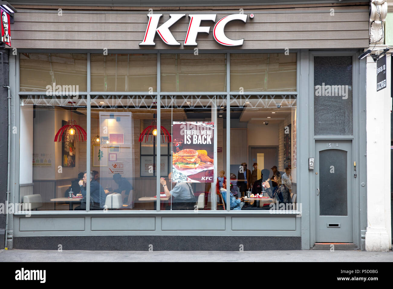 KFC ristorante, Regno Unito Foto Stock