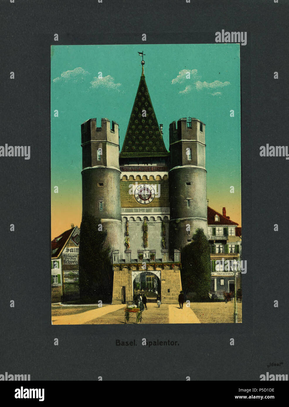 N/A. Deutsch: Buch: "Basel", Basilea, Spalentor . Data sconosciuta. Sconosciuto 316 CH-NB-Basilea-nbdig-18603-page031 Foto Stock