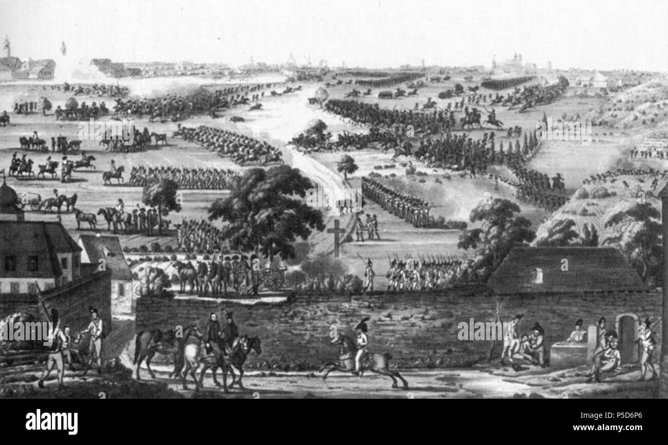 N/A. Deutsch: Schlacht bei Handschuhsheim den 24. Settembre 1795. Gezeichnet und geäzt von Friedrich Rottmann (Kurpfälzisches Museum, Aquatinta, koloriert, inv.-Nr. S 2929). Inglese: Battaglia a Handschuhsheim il 24 settembre 1795. Disegnata da Friedrich Rottman, Kurpfalz Museum, oscurata e colorati, inv. No. S2929. 1795. Friedrich Rottmann. (1768-1816) 177 Battaglia di Heidelberg-Handschuhsheim 1795 Foto Stock