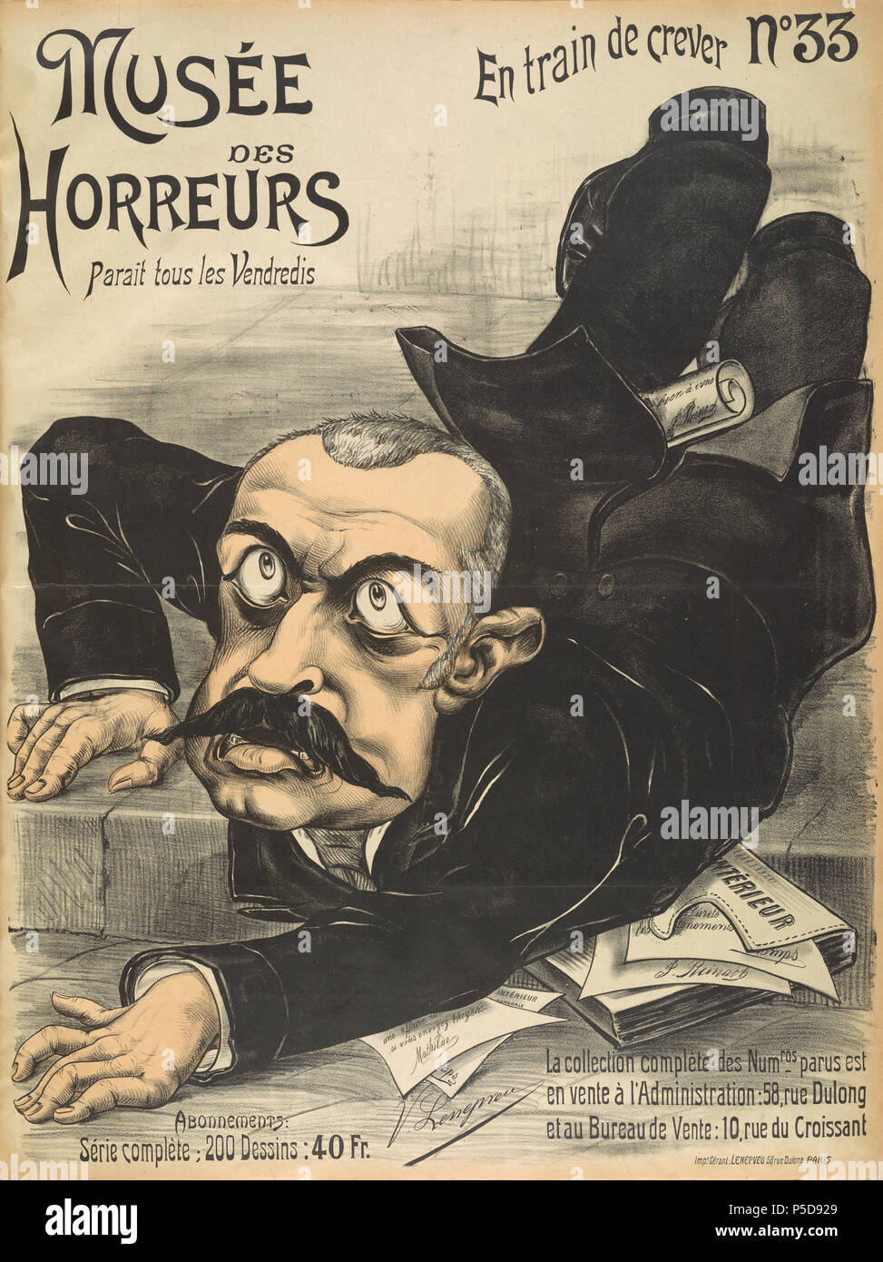 509 en train de crever - Musée des Horreurs 33 Foto Stock