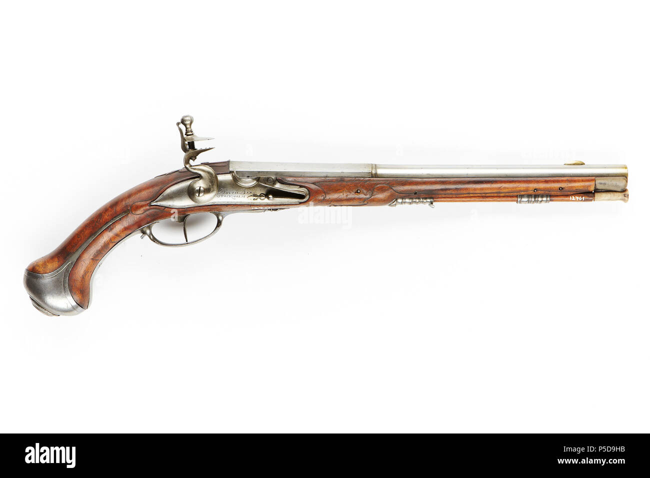 12761 173 bar, flintlåspistol, 1720-1750 - Skoklosters slott - 90708 Foto Stock