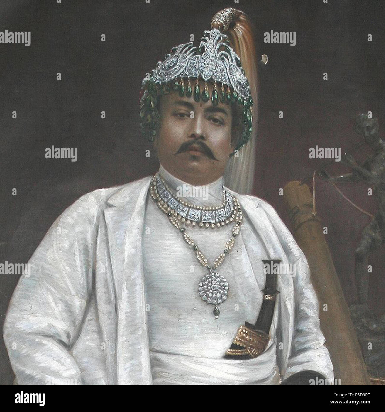 N/A. Inglese: Dev Shamsher Jang Bahadur Rana . Data sconosciuta. Sconosciuto 445 Dev Shamsher Jang Bahadur Rana Foto Stock