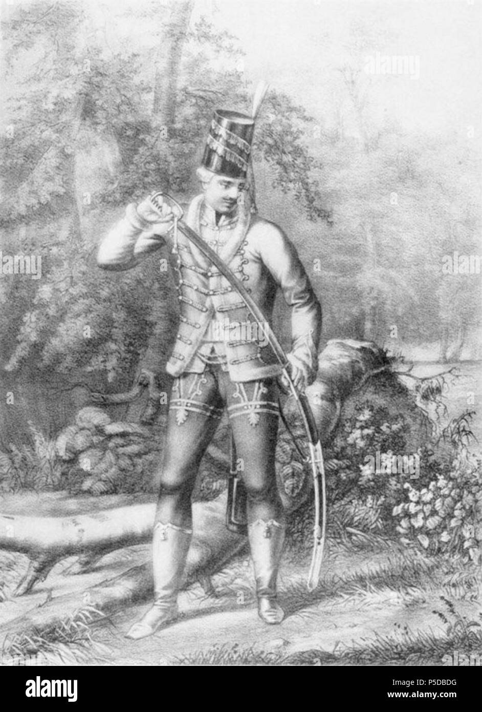 N/A. : - , 1763 1776 . prima di 1841. 9 sconosciuto 05 614 illustrazioni per libri di descrizione storica degli abiti e armi di truppe russe Foto Stock