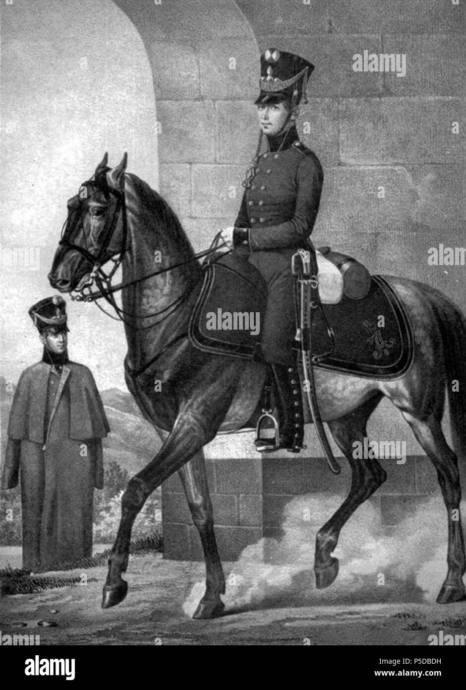 N/A. : . . . , 1810-1811. prima del 1841. Unknown 15 12 1762 illustrazioni per libri di descrizione storica degli abiti e armi di truppe russe Foto Stock