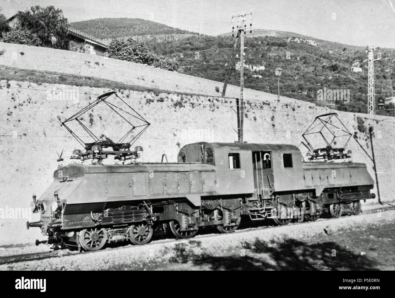 N/A. Français : locomotore électrique expérimentale Auvert & Ferrand tipo 2B+B2 construite par la société suisse Alioth en 1905-1910 ha. 1910. Sconosciuto; raccolta Gottfried Wild 36 2BB2 AF 01 GW Foto Stock