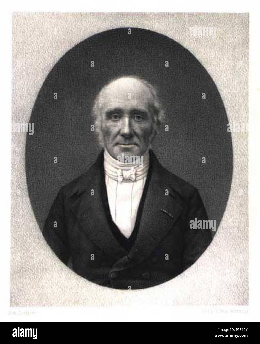 N/A. Hansteen Diderich Funch (1791-1856), Danese designer navale . 1857. Lars Andreas Kornerup (1822-1894), dopo un daguerreotype 451 Diderich Hansteen Funch da Kornerup Foto Stock