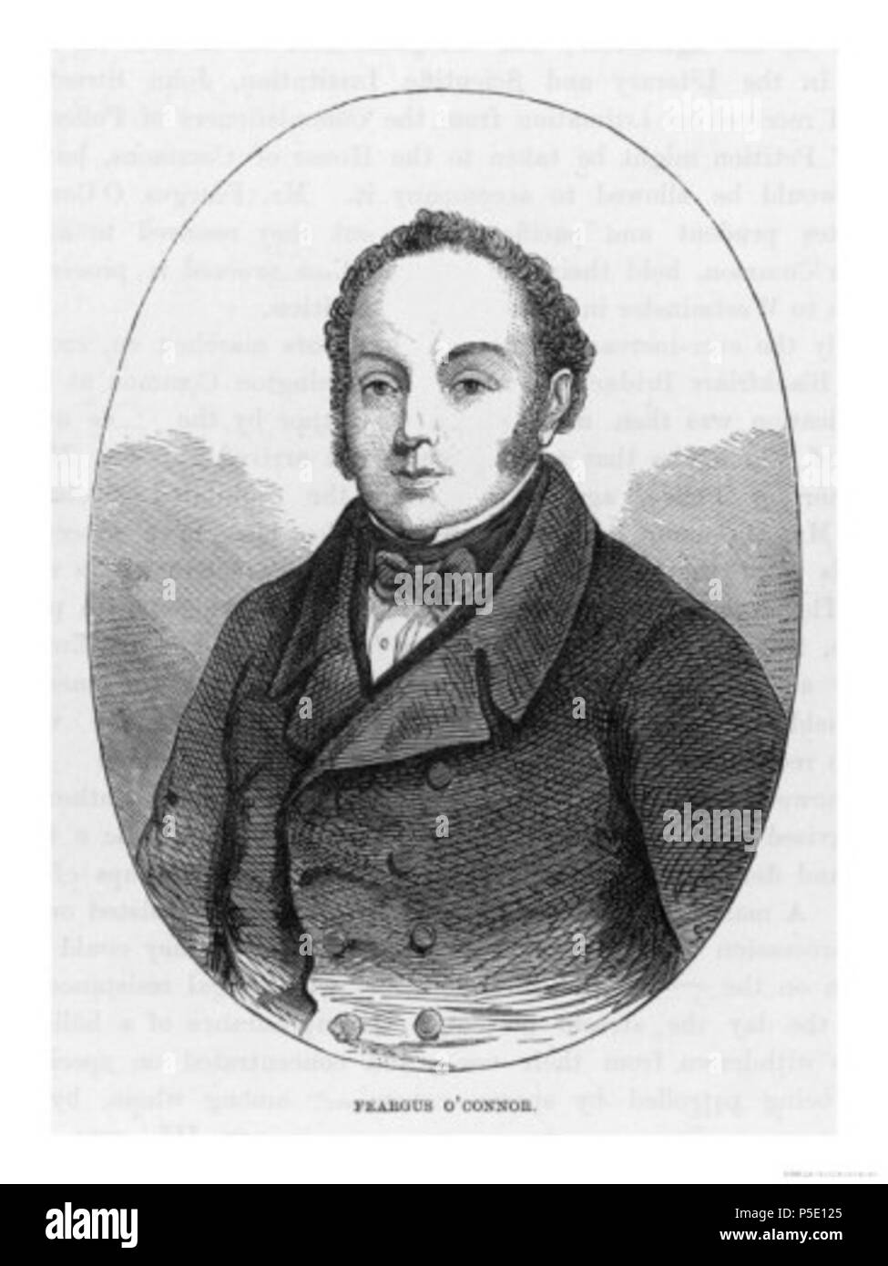 N/A. Français : Feargus O'Connor . Xix secolo. Sconosciuto 551 Feargus o'connor-irlandesi chartist-leader Foto Stock
