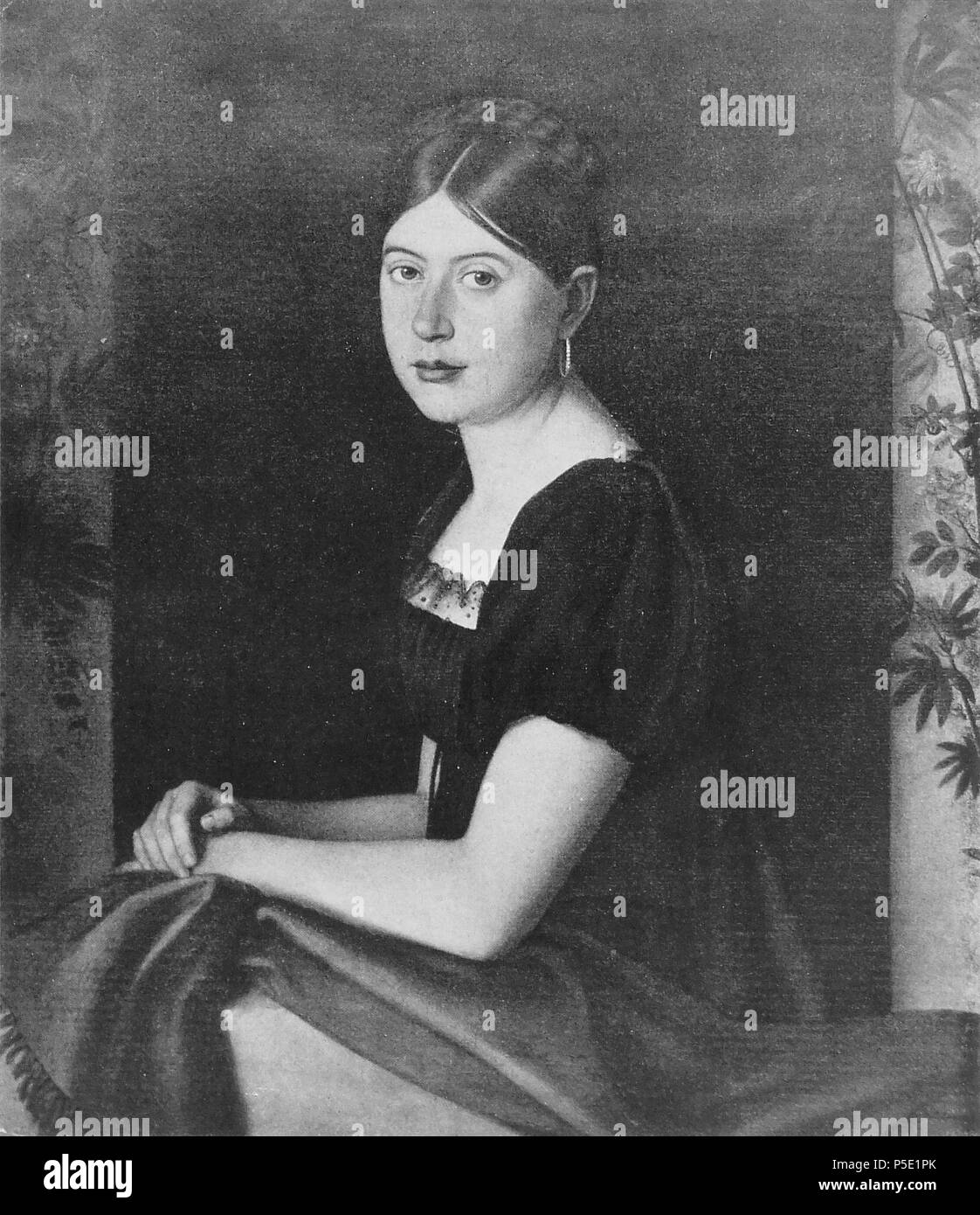 N/A. Deutsch: Wilhelmine Gmelin geb. Fleischmann (Öl auf Leinwand) . 1812. Christoph Friedrich Doerr (1782-1841) Descrizione ritratto tedesco pittore Data di nascita e morte 14 Ottobre 1782 29 gennaio 1841 Luogo di nascita e morte Tübingen Tübingen periodo di lavoro 1799-1841 posizione Lavoro Tübingen competente controllo : Q1084881 VIAF:170969130 ULAN:500357962 GND:1012183246 343 ChristFDoerr - Wilhelmine Gmelin geb. Fleischmann 1812 (SM 25) Foto Stock