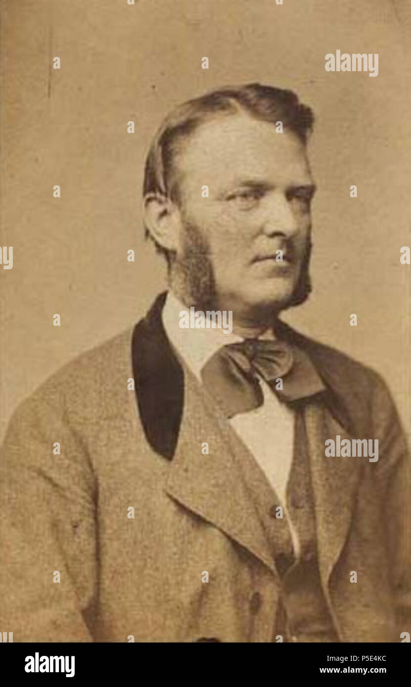 N/A. Carl Salicath (1825-1899), Danese avvocato e sindaco . 1860s-1870s. Ludvig Grundtvig (1836-1901) Descrizione danese fotografo e pittore Data di nascita e morte 1836 1901 Luogo di nascita Nykøbing Falster sede di lavoro in Danimarca. Controllo dell'autorità : Q3502102 273 Carl Salicath da Grundtvig Foto Stock