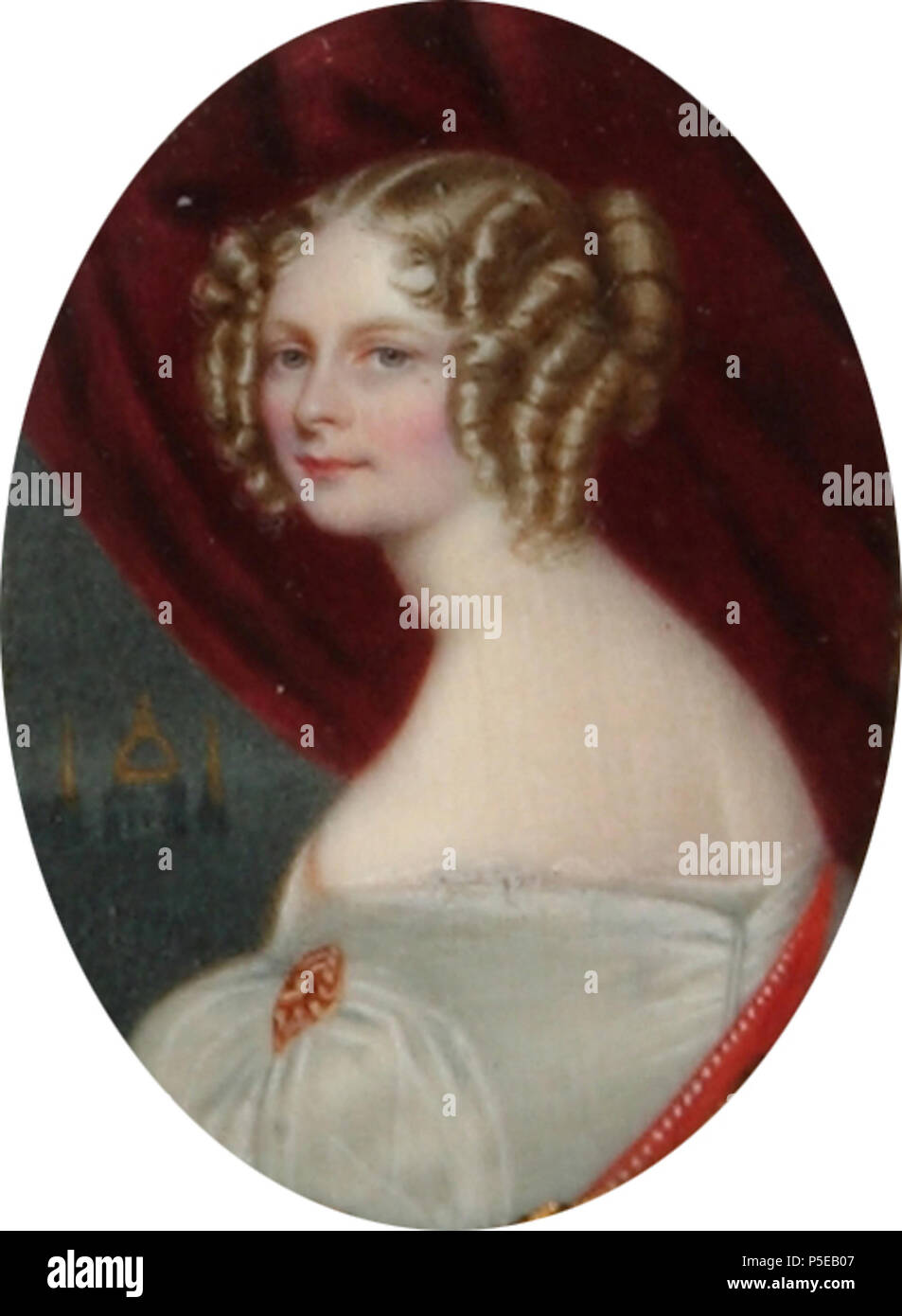 N/A. La principessa Friederike Charlotte Marie di Württemberg (1807-1873), la Gran Duchessa Elena Pàvlovna della Russia. Institut della letteratura russa IRLI (Pushkin-House), San Pietroburgo . 1.830 s. Anonimo pittore russo (1670 S-1917) immagine (SECONDO PD-RusEmpire) 503 Elena Pàvlovna da anonimo (1.830 s, Pushkin casa) Foto Stock