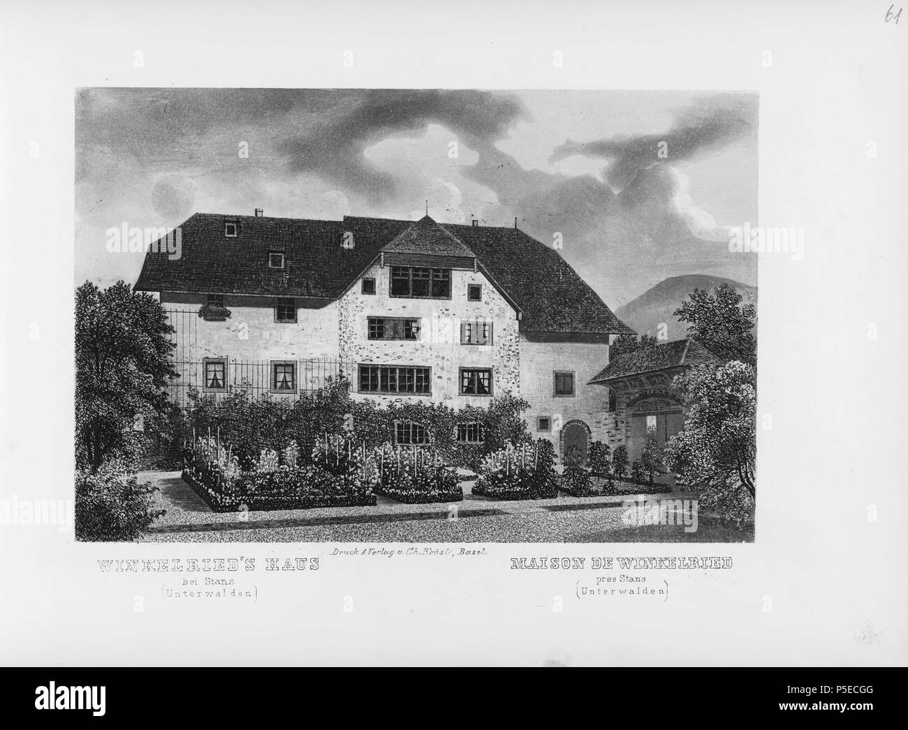 315 CH-NB-Album : Mit schweizerischen und ausländischen Ansichten--nbdig-18629-page123 Foto Stock