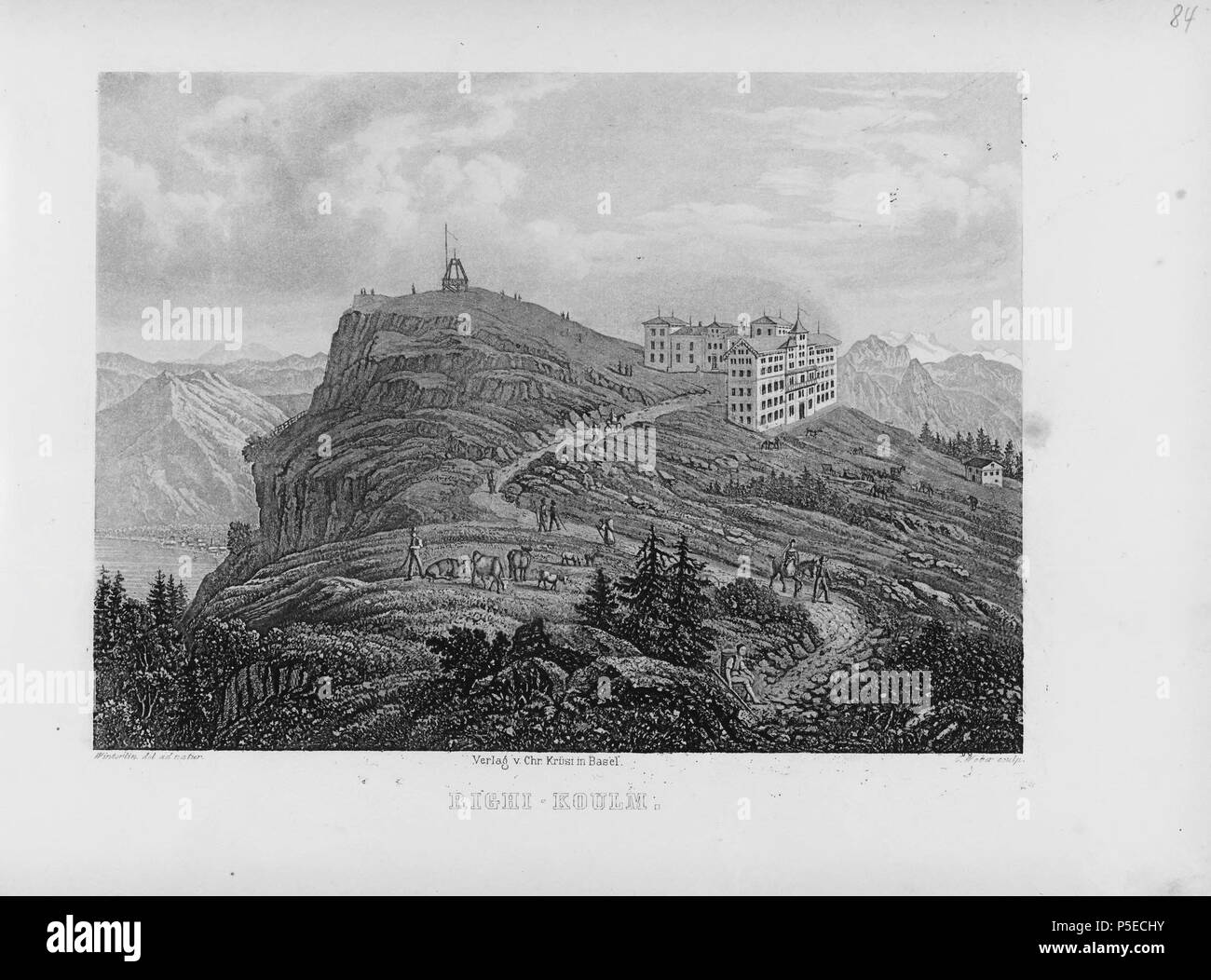 315 CH-NB-Album : Mit schweizerischen und ausländischen Ansichten--nbdig-18629-page169 Foto Stock