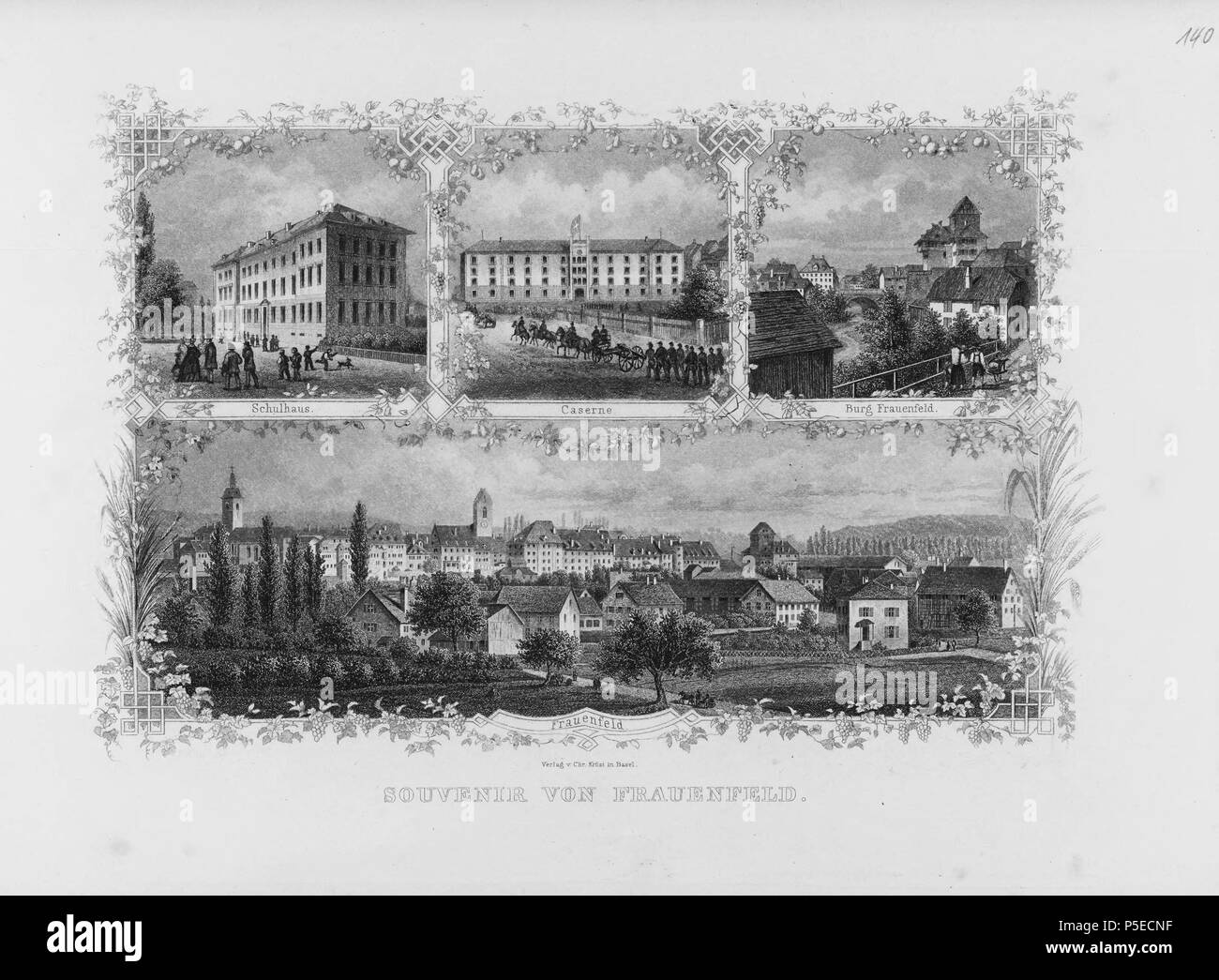 316 CH-NB-Album : Mit schweizerischen und ausländischen Ansichten--nbdig-18629-page281 Foto Stock