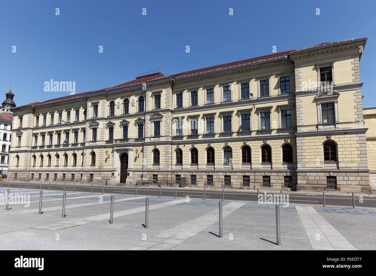 Corte Regionale e la Corte costituzionale del Libero Stato di Sassonia, Lipsia, Sassonia, Germania Foto Stock