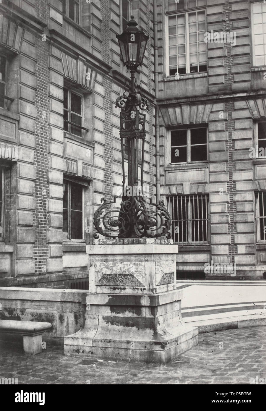 326 Charles Marville, Bibliothèque Nationale, 1878 Foto Stock