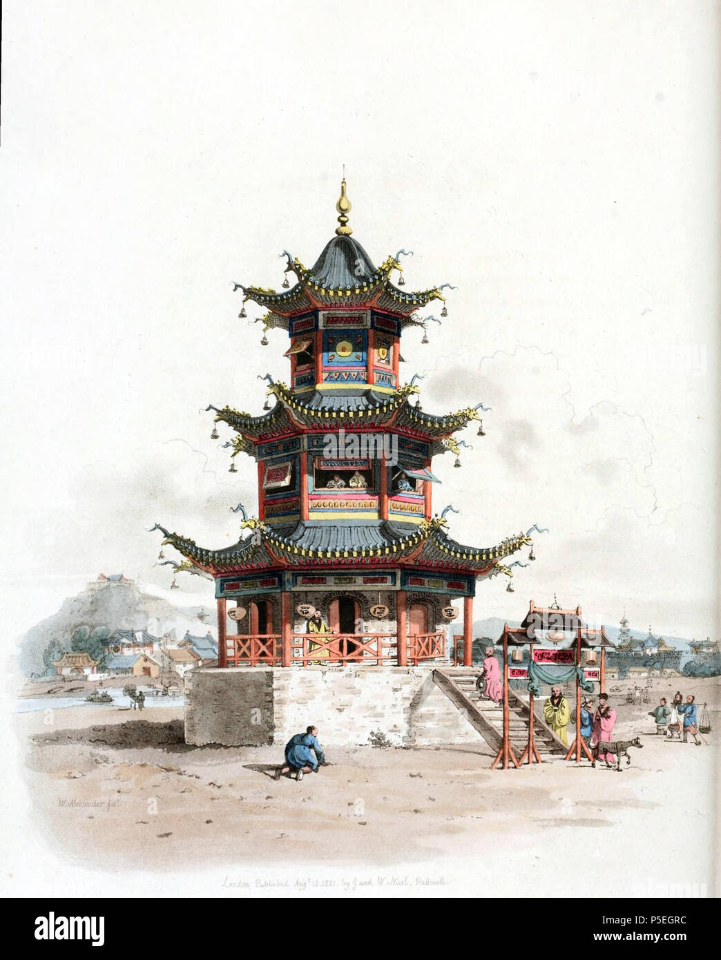 N A Inglese Disegno Di William Alexander Relatore Per Parere Della Ambasciata Macartney Alla Cina Nel