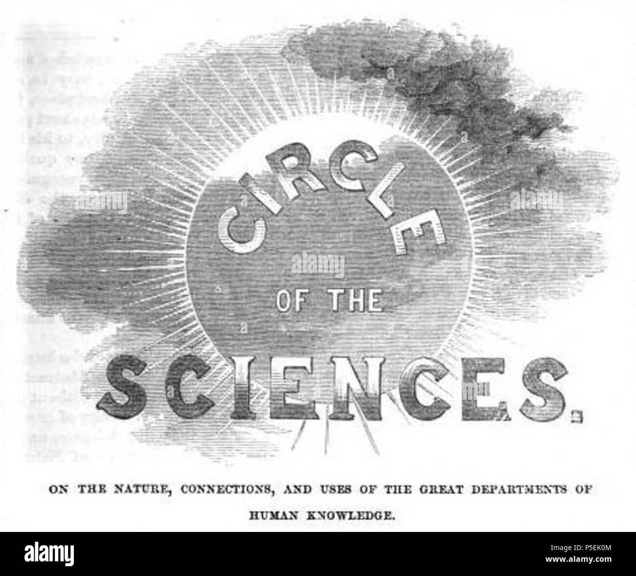 N/A. Inglese: Illustrazione dal primo volume di Orr's Circle delle scienze, una scienza enciclopedia pubblicato a Londra. 1854. Ignoto intagliatore 349 Cerchio delle scienze Foto Stock
