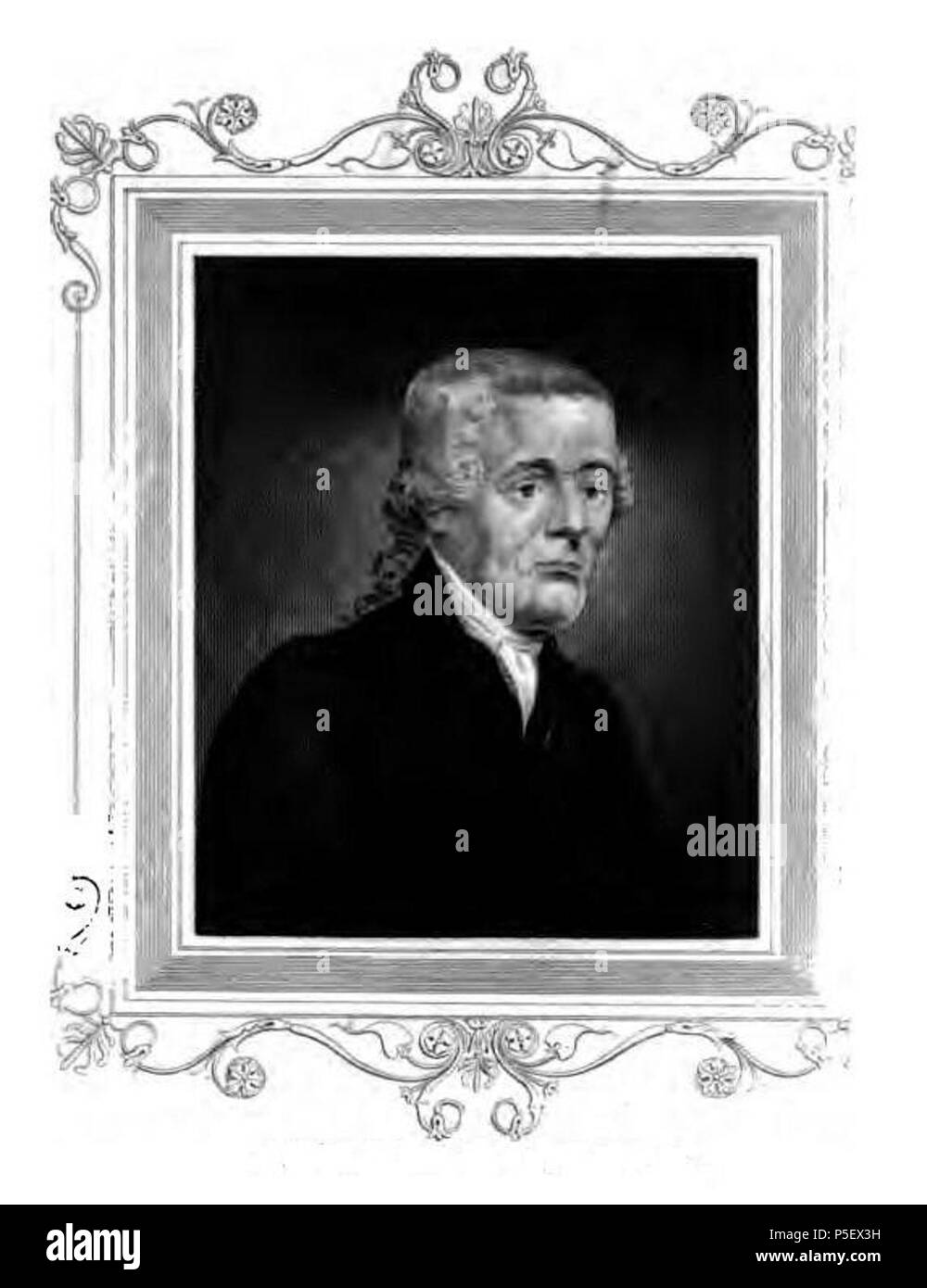 N/A. Inglese: Ritratto di Abramo Booth (1734-1806), inglese ministro battista. 1827. Ignoto intagliatore 53 Abramo Booth 1827 Foto Stock