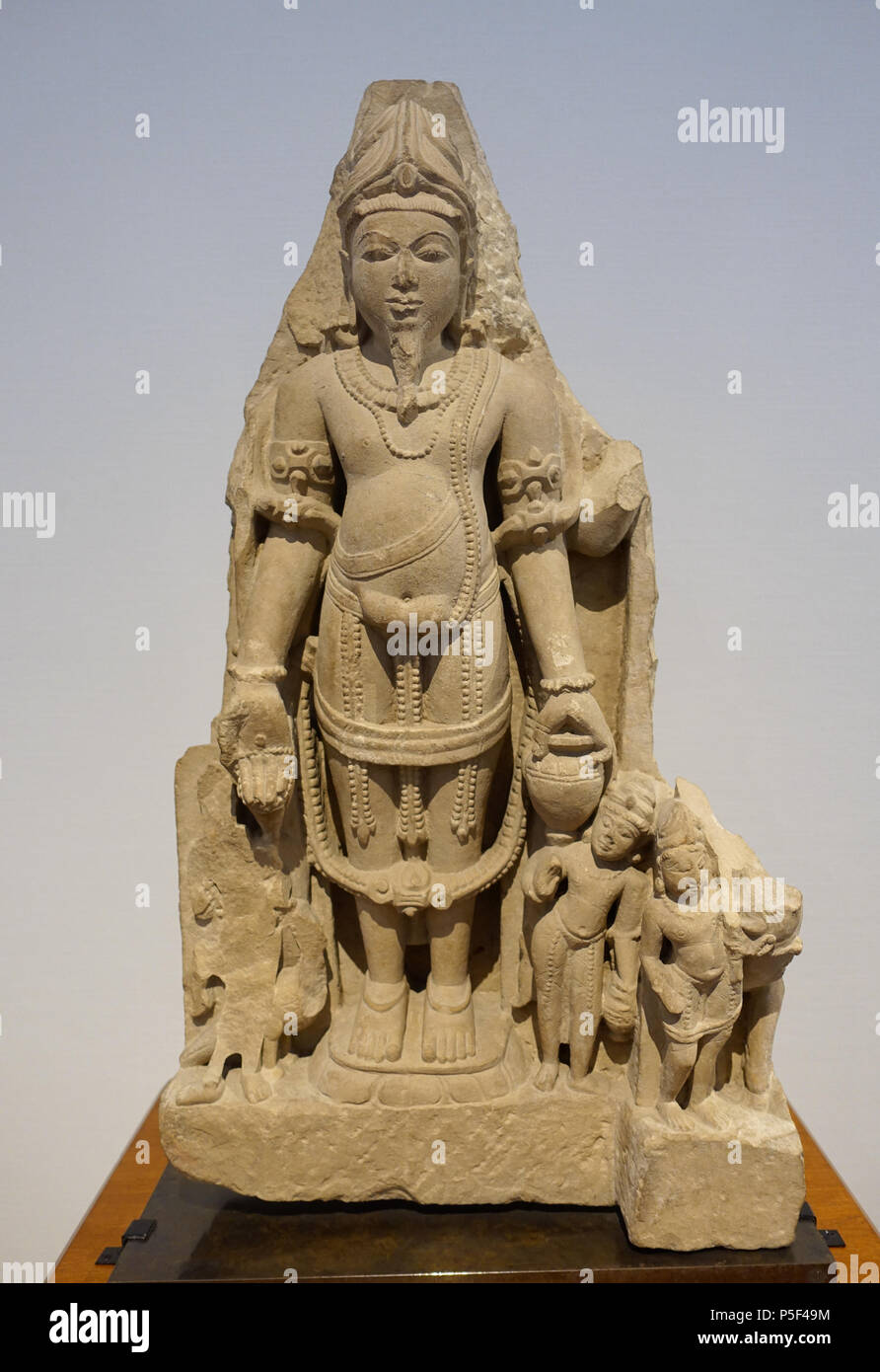 N/A. Inglese: presentano nell'Matsuoka Museum of Art - 5 Chome-12-6 Shirokanedai, Minato, Tokyo 108-0071, Giappone. 19 febbraio 2015, 23:56:01. Daderot 229 Brahma, India centrale, 10al XII secolo D.C. - arenaria Matsuoka Museum of Art - Tokyo, Giappone - DSC07053 Foto Stock