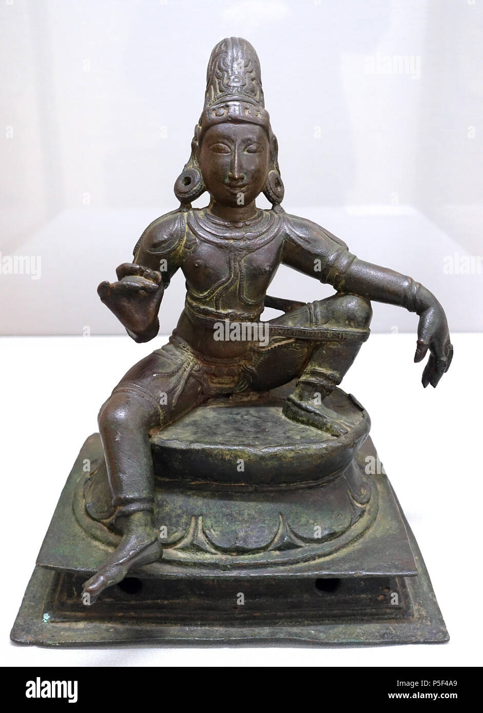 N/A. Inglese: presentano nell'Matsuoka Museum of Art - 5 Chome-12-6 Shirokanedai, Minato, Tokyo 108-0071, Giappone. Il 20 febbraio 2015, 00:10:04. Daderot 71 Aiyanar, India del Sud, c. Il XIV secolo D.C., bronzo - Matsuoka Museum of Art - Tokyo, Giappone - DSC07172 Foto Stock