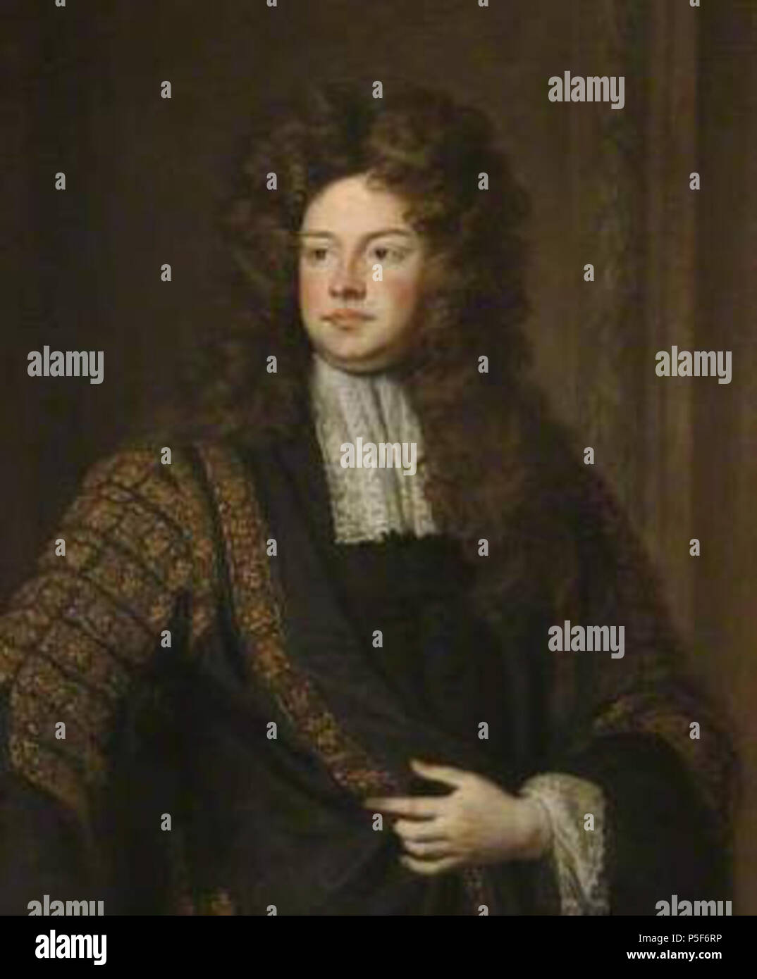 Charles Montagu (1661-1715), 1° Conte di Halifax, fondatore della Bank of England (1694), il Cancelliere dello scacchiere 328 Charles Montagu da Godfrey Kneller Foto Stock