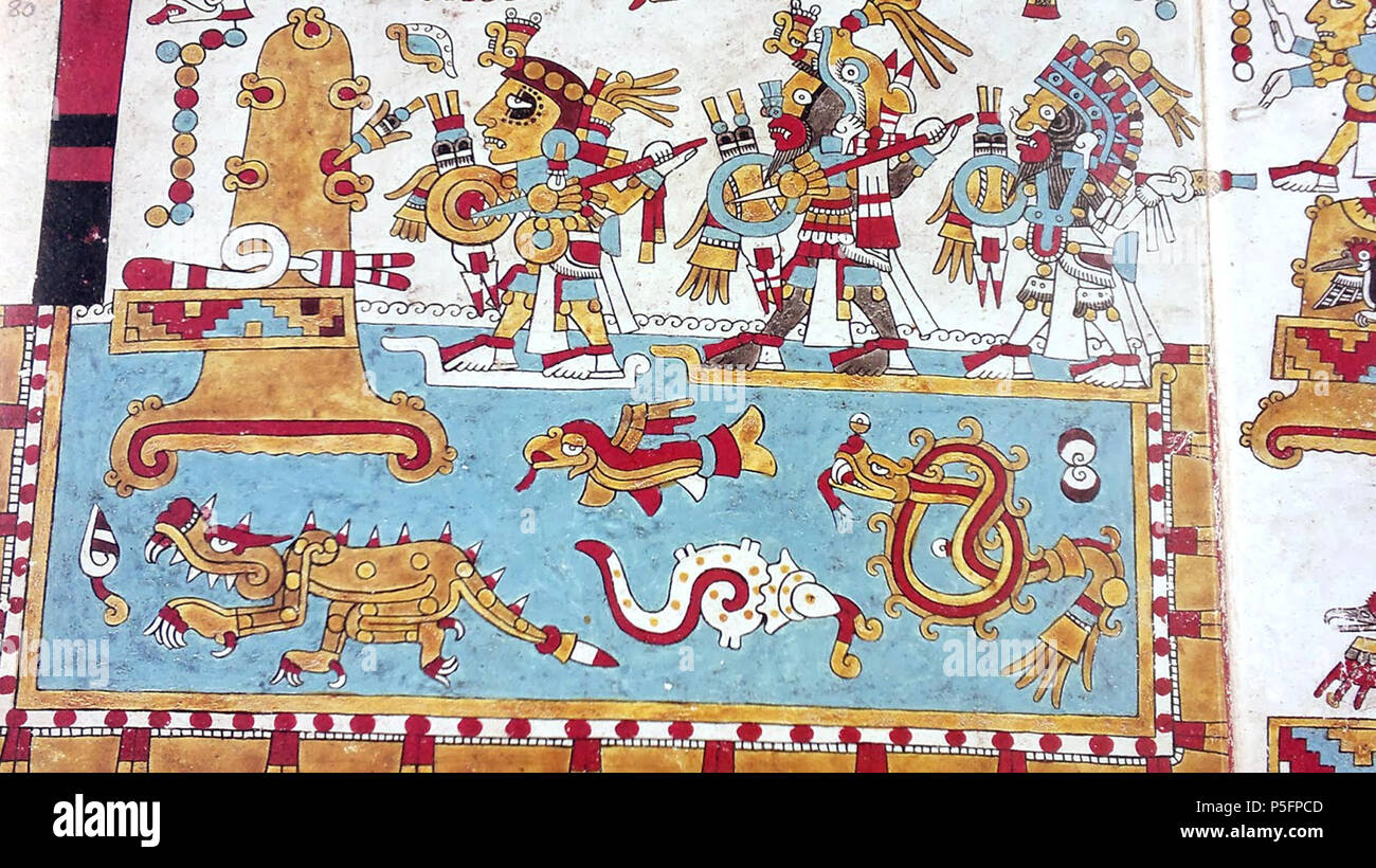 N/A. Inglese: Dipinti dalla cultura azteca . Il 31 maggio 2015, 10:58:44. Sconosciuto 157 cultura azteca 001 Foto Stock
