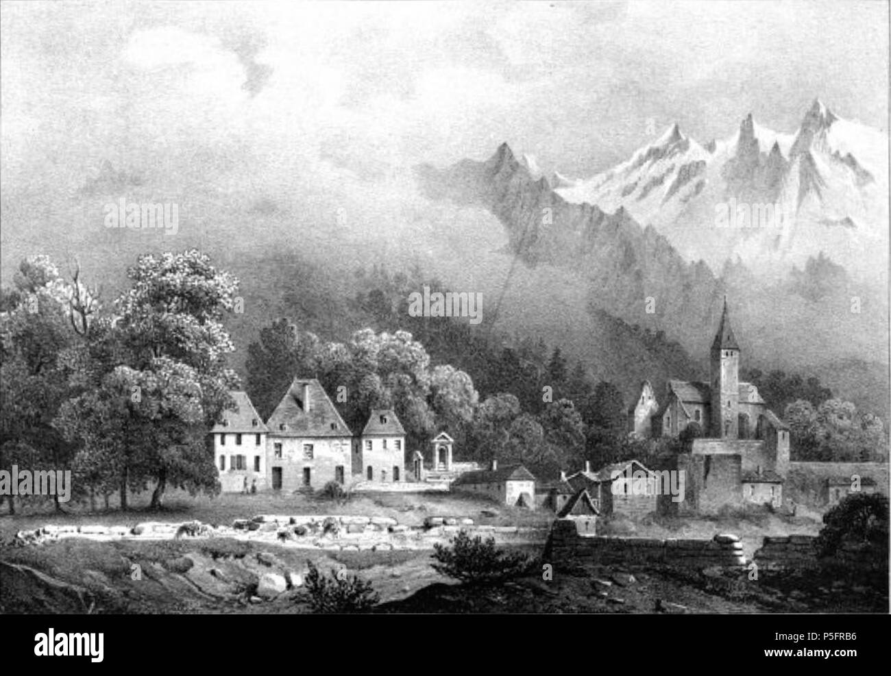 35 249 album dauphiné, Valbonnais (Isère), da VC ritagliato Foto Stock