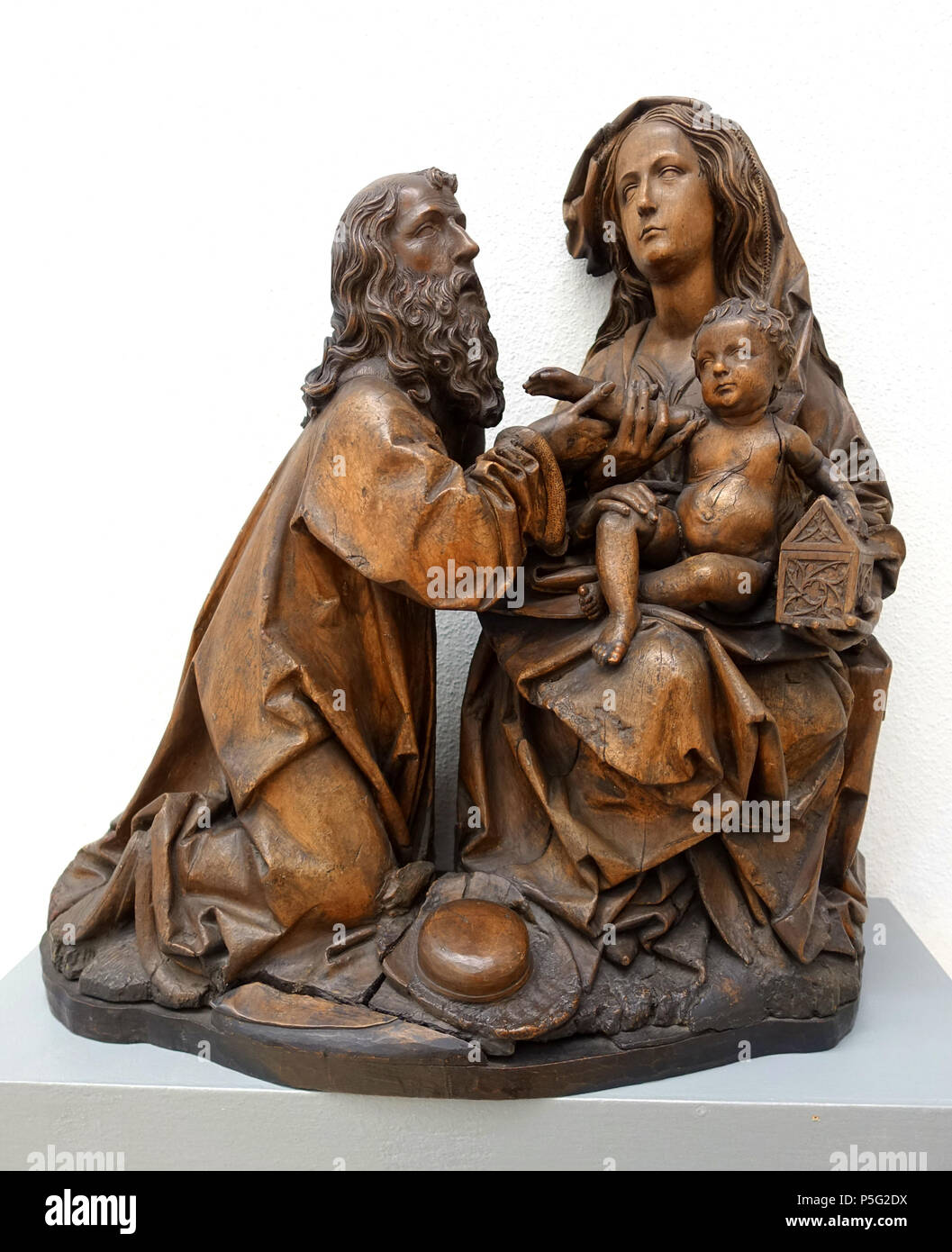 N/A. Inglese: presentano nel Germanisches Nationalmuseum - Norimberga, Germania. 23 ottobre 2016, 07:10:11. Daderot 62 Adorazione dei Magi, Tilman Riemenschneider, Wurzburg, c. 1490, limewood, policromia rimosso - Germanisches Nationalmuseum - Norimberga, Germania - DSC02978 Foto Stock