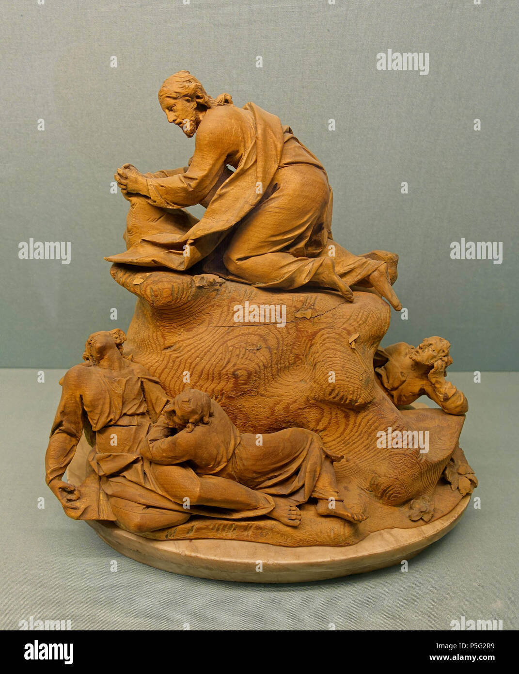 343 Cristo sul monte degli Ulivi, da Johann Peter Wagner, c. 1775-1780 - Mainfränkisches Museum - Würzburg, Germania - DSC04865 Foto Stock