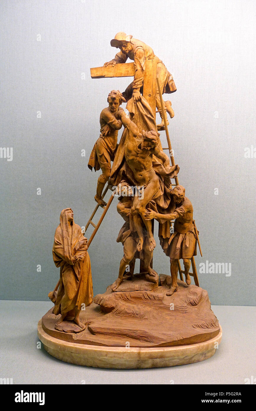 438 Discesa dalla Croce, da Johann Peter Wagner, c. 1775-1780 - Mainfränkisches Museum - Würzburg, Germania - DSC04869 Foto Stock