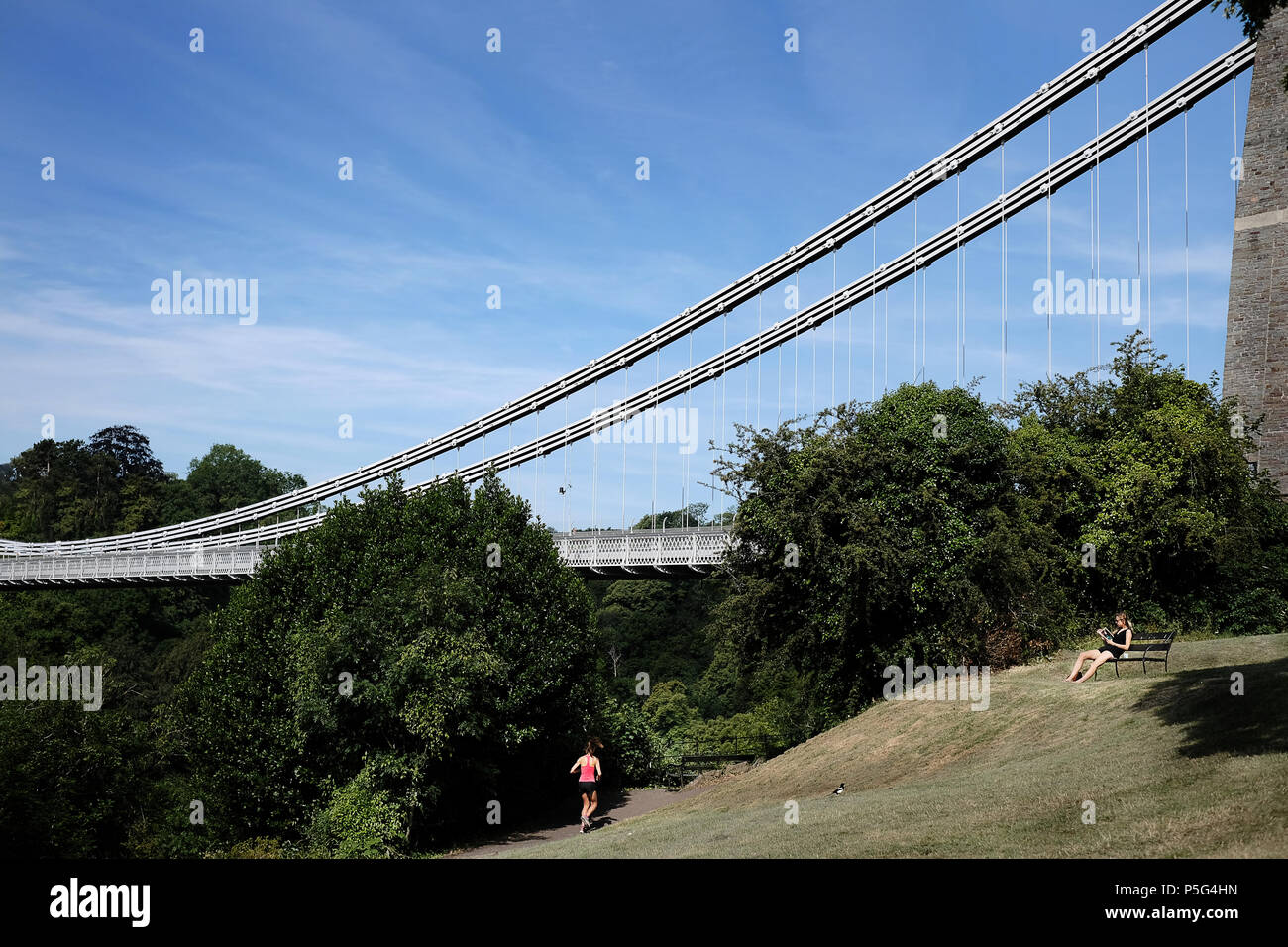 Domenica mattina in Bristol Foto Stock
