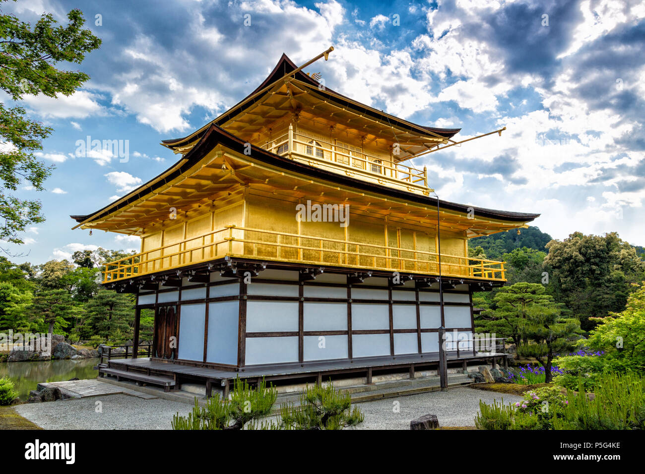 Kinkaku-ji templi a Kyoto in Giappone Asia Foto Stock