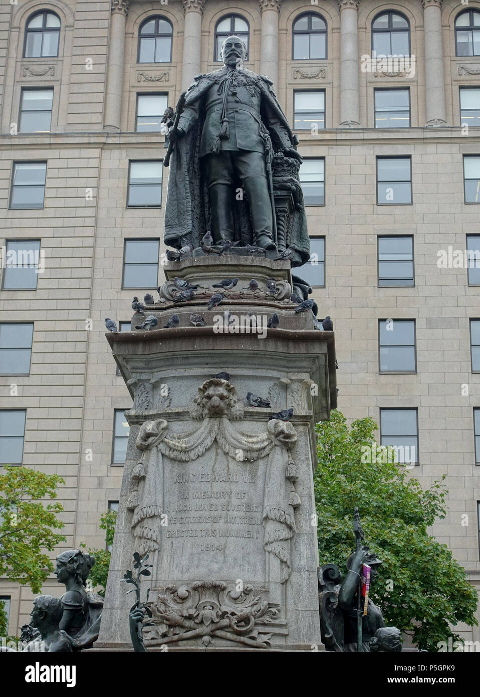 N/A. Inglese: Edward VII Monument - Montreal, Quebec, Canada. 28 settembre 2016, 10:02:07. Daderot 495 Edward VII monumento - Montreal, Canada - DSC08618 Foto Stock