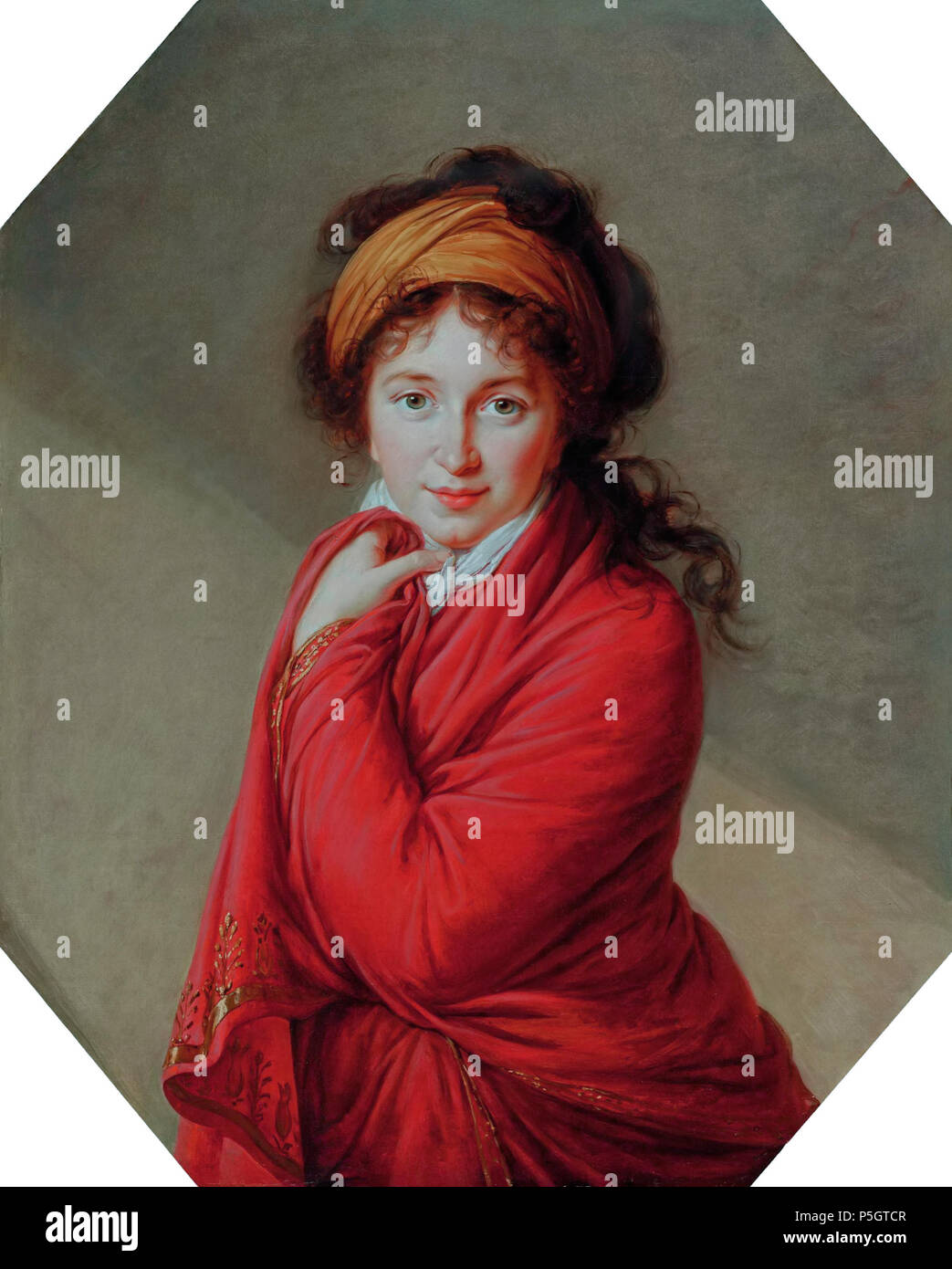 La contessa Golovine *olio su tela *83,5 x 66,7 cm *circa 1797-1800 384 Contessa Golovine, da Elisabeth Vigée-Lebrun Foto Stock