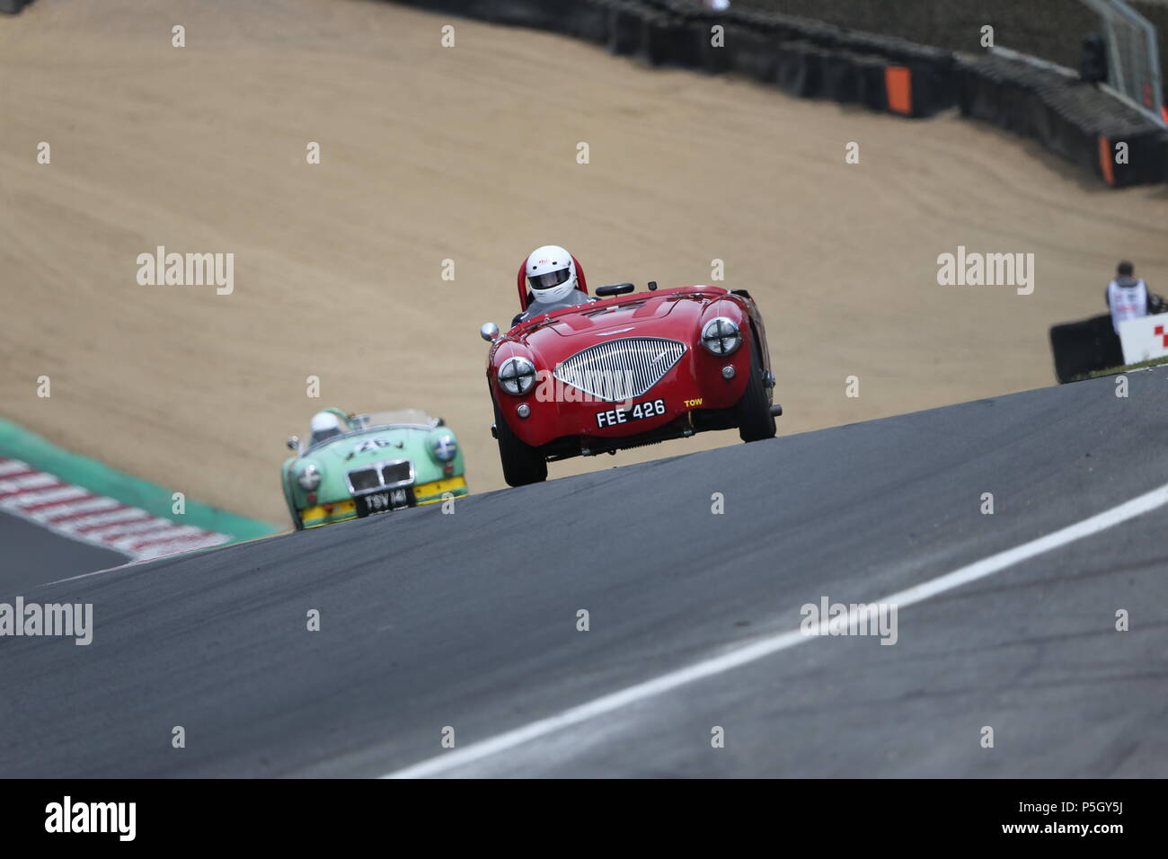 Auto d'epoca Brands Hatch Kent REGNO UNITO Foto Stock