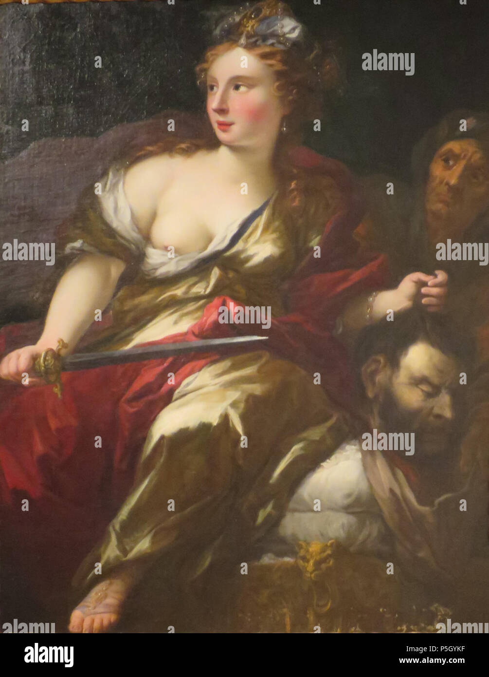 N/A. Inglese: Giuditta con la testa di Oloferne di Pietro Dandini, c. 1670-1680, olio su tela, Lowe Art Museum . tra circa 1670 e circa 1680. Pietro Dandini (1646-1712) nomi alternativi Pier Dandini Descrizione pittore italiano Data di nascita e morte 12 aprile 1646 1712 Luogo di nascita e morte Firenze Firenze periodo di lavoro opera barocca dove siamo venezia; Bologna; Modena; Roma; Firenze competente controllo : Q3382675 VIAF:59357913 ISNI:0000 0000 6663 1893 ULAN:500010987 LCCN:nr91026735 WGA:DANDINI, Pietro WorldCat 2 "Giuditta con la testa di Oloferne" da Pietro Dandini, Lowe Art M Foto Stock