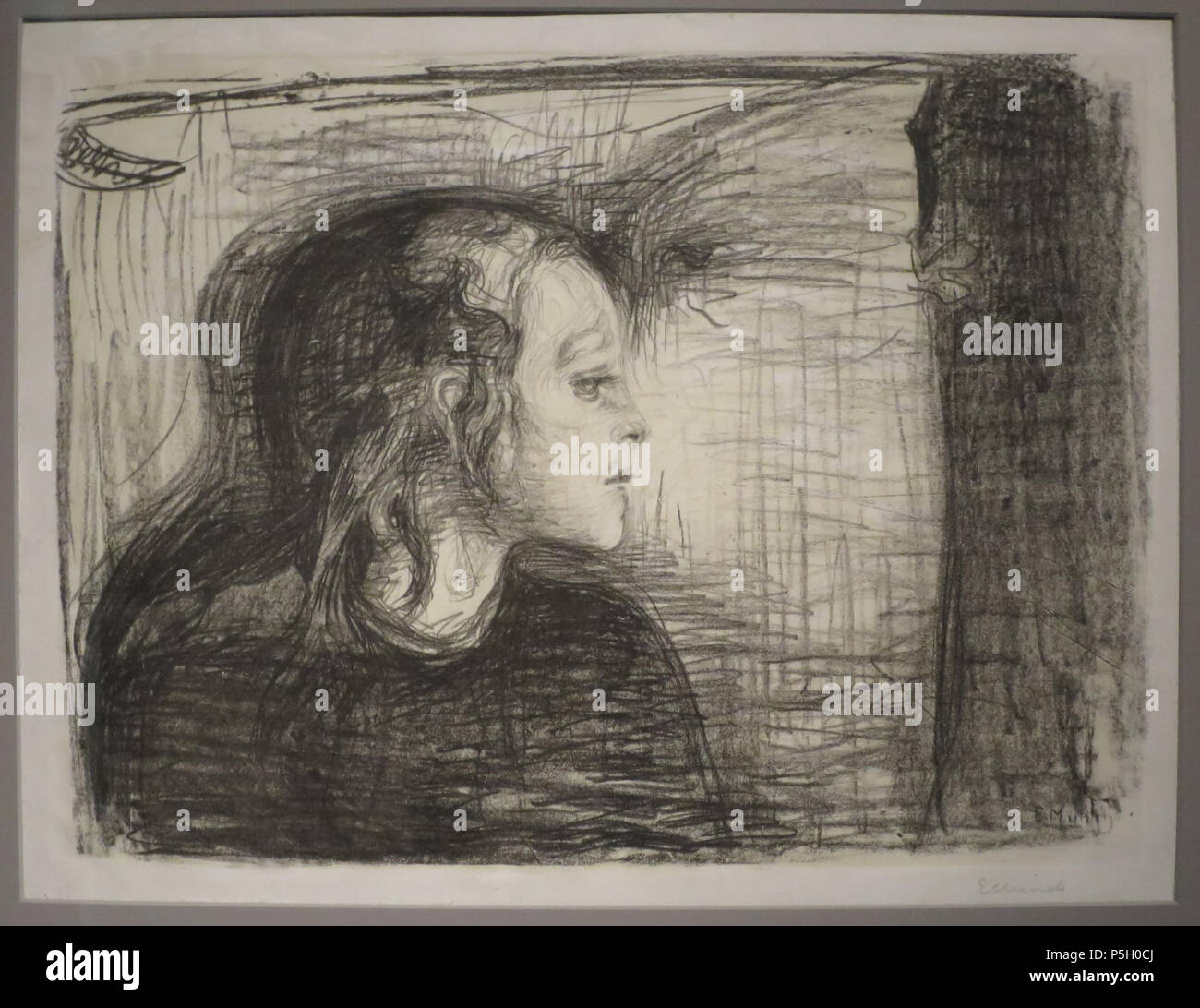 N/A. Inglese: il bambino malato ho da Edvard Munch, 1896, litografia, Bergen Kunstmuseum . 1896. Edvard Munch (1863-1944) nomi alternativi E. Munch; dvard Munk; Edward Munch; Munch; eduard munch; edv. munch; Edward Munch Descrizione pittore norvegese e artista grafico Data di nascita e morte 12 Dicembre 1863 23 gennaio 1944 Luogo di nascita e morte Løten (Norvegia) Ekely (Norvegia) periodo di lavoro 1883-1944 sede di lavoro Oslo, Parigi, Berlino, Lubecca, Nizza, Ekely, autorità di Kragerø controllo : Q41406 VIAF:61624802 ISNI:0000 0001 2135 7541 ULAN:500032949 LCCN:N79006348 NLA:35368296 WorldCat 5 " Foto Stock