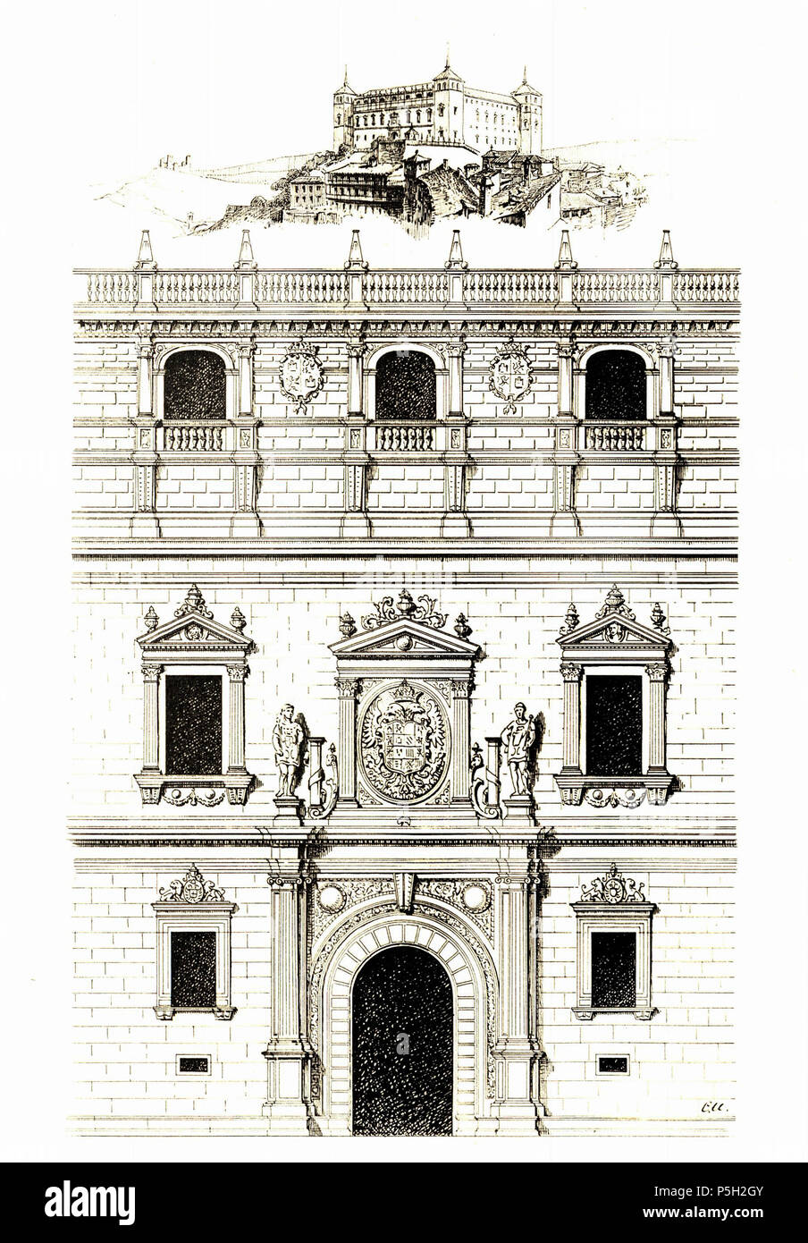 N/A. Constantin Uhde, Baudenkmäler in Spanien und Portogallo. Aufnahmen einer Reise 1888-1889 questa è una foto di un monumento indicizzati nel patrimonio Spagnolo registro di bienes de interés culturale sotto il riferimento RI-51-0001095. Berlino, Verlag von Ernst Wasmuth 1892 Architekt und Professor an der herzoglichen technischen Hochschule di Braunschweig Scanprojekt Bundesdenkmalamt Österreich questa scansione o per questo formato di file PDF è stato creato all'interno della Austrian -project Denkmalpflege Österreich (solo in tedesco) supportato da Germania e Austria come parte della comunità-progetto per raccogliere i documenti dal Foto Stock
