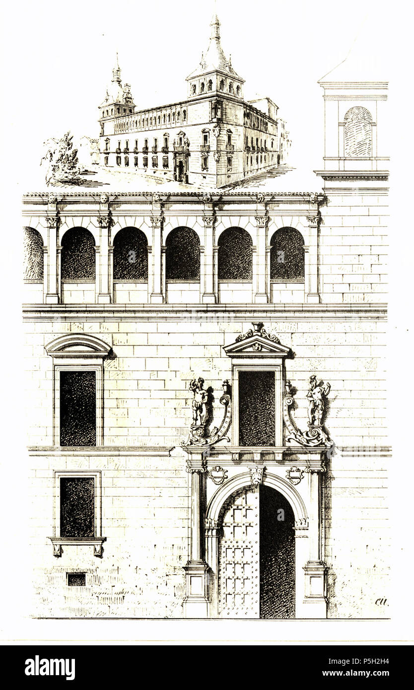 N/A. Constantin Uhde, Baudenkmäler in Spanien und Portogallo. Aufnahmen einer Reise 1888-1889 questa è una foto di un monumento indicizzati nel patrimonio Spagnolo registro di bienes de interés culturale sotto il riferimento RI-51-0001450. Berlino, Verlag von Ernst Wasmuth 1892 Architekt und Professor an der herzoglichen technischen Hochschule di Braunschweig Scanprojekt Bundesdenkmalamt Österreich questa scansione o per questo formato di file PDF è stato creato all'interno della Austrian -project Denkmalpflege Österreich (solo in tedesco) supportato da Germania e Austria come parte della comunità-progetto per raccogliere i documenti dal Foto Stock