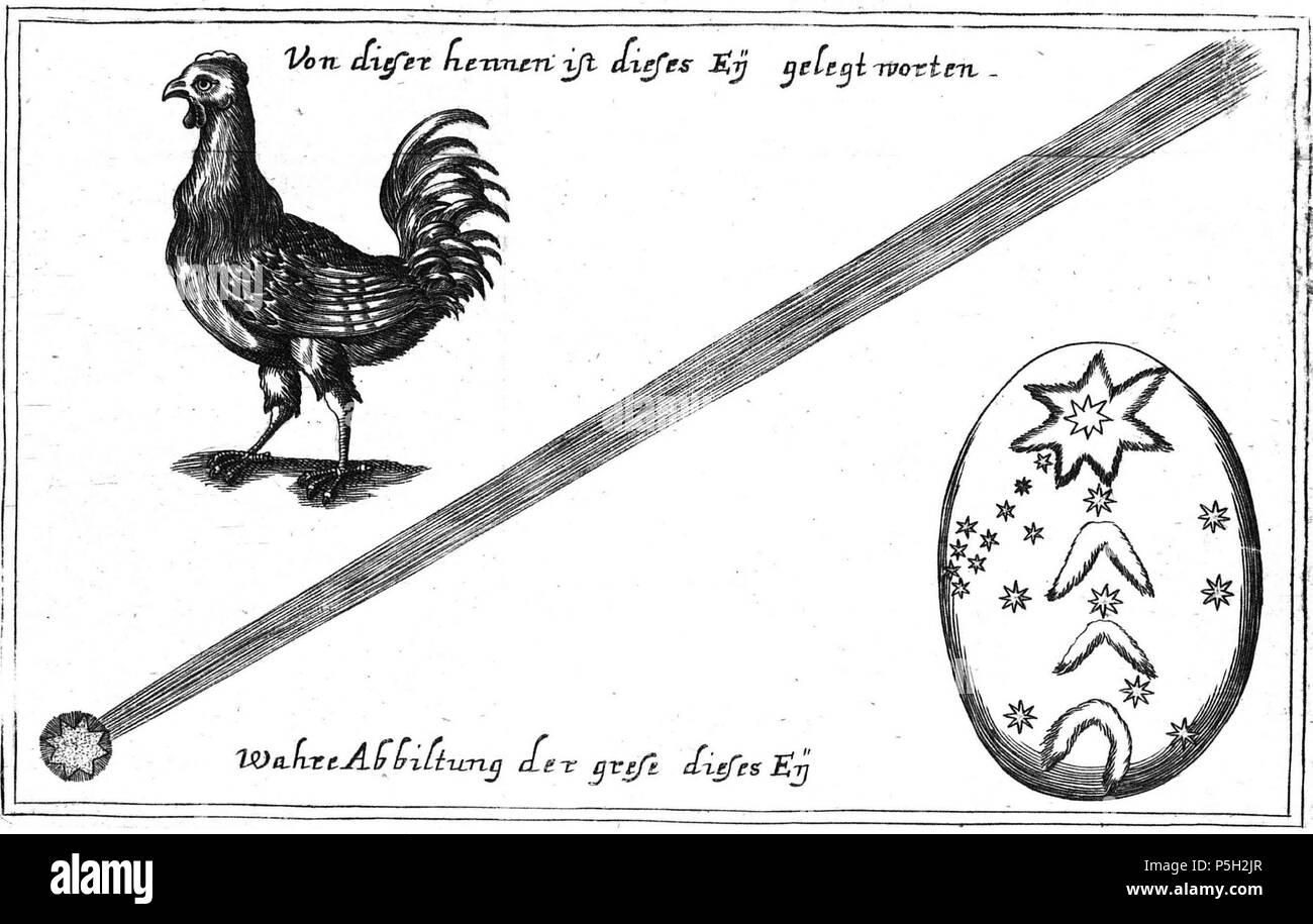 N/A. Dettaglio aus / da: Cometen-Ey Immagine:12 629381S 001.jpg . 1680. Unknown 15 12 629381S 001 Dettaglio Foto Stock