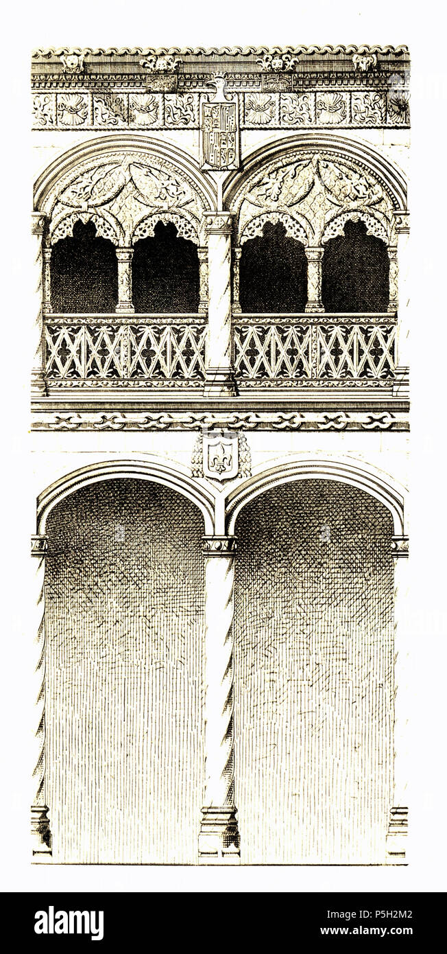 N/A. Constantin Uhde, Baudenkmäler in Spanien und Portogallo. Aufnahmen einer Reise 1888-1889 Berlino, Verlag von Ernst Wasmuth 1892 Architekt und Professor an der herzoglichen technischen Hochschule di Braunschweig Scanprojekt Bundesdenkmalamt Österreich questa scansione o per questo formato di file PDF è stato creato all'interno della Austrian -project Denkmalpflege Österreich (solo in tedesco) supportato da Germania e Austria come parte della comunità-progetto per raccogliere i documenti dalla libreria del patrimonio di monumenti Board dell'Austria. Questo documento descrive o raffigura un oggetto che è in vari paesi. I testi sono Foto Stock