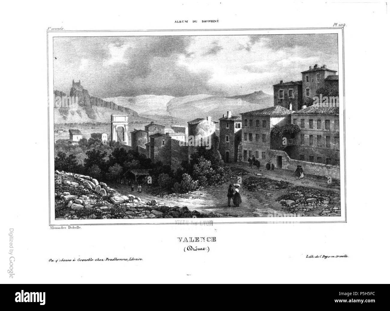 9 043 album dauphiné, Valenza, Drome, dall annuncio Foto Stock