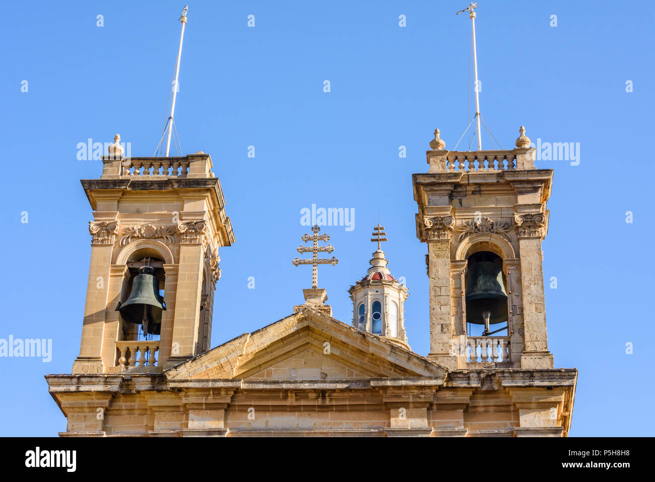 La Basilica di San Giorgio, Victoria, Gozo, Malta Foto Stock